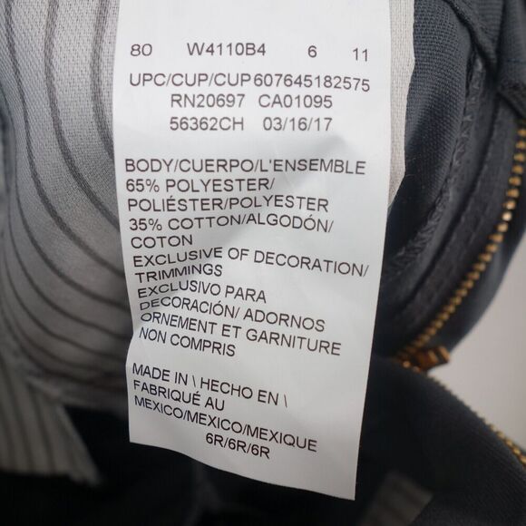 NEW Dickies Classic Fit Pants Reinforced Knee Chinos Boys Size 6 Regular Gray - Picture 5 of 6